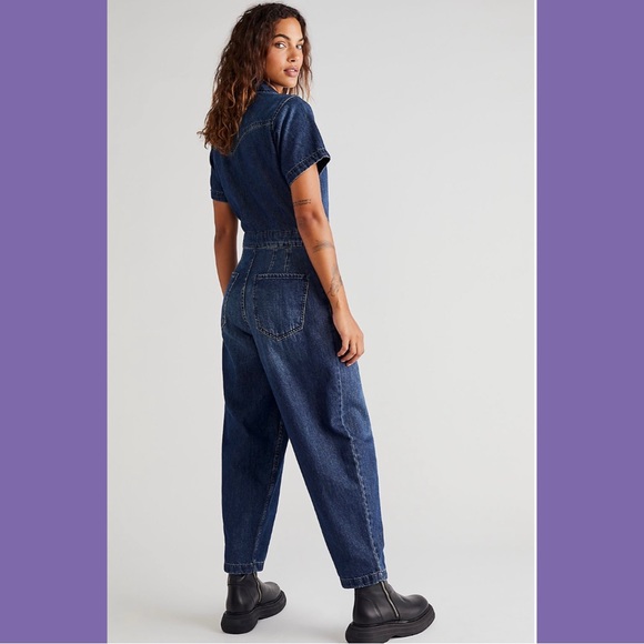 We The Free Pants & Jumpsuits We The Free Denim Jumpsuit Poshmark